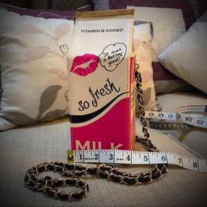 Betsey Johnson Milk Carton Crossbody